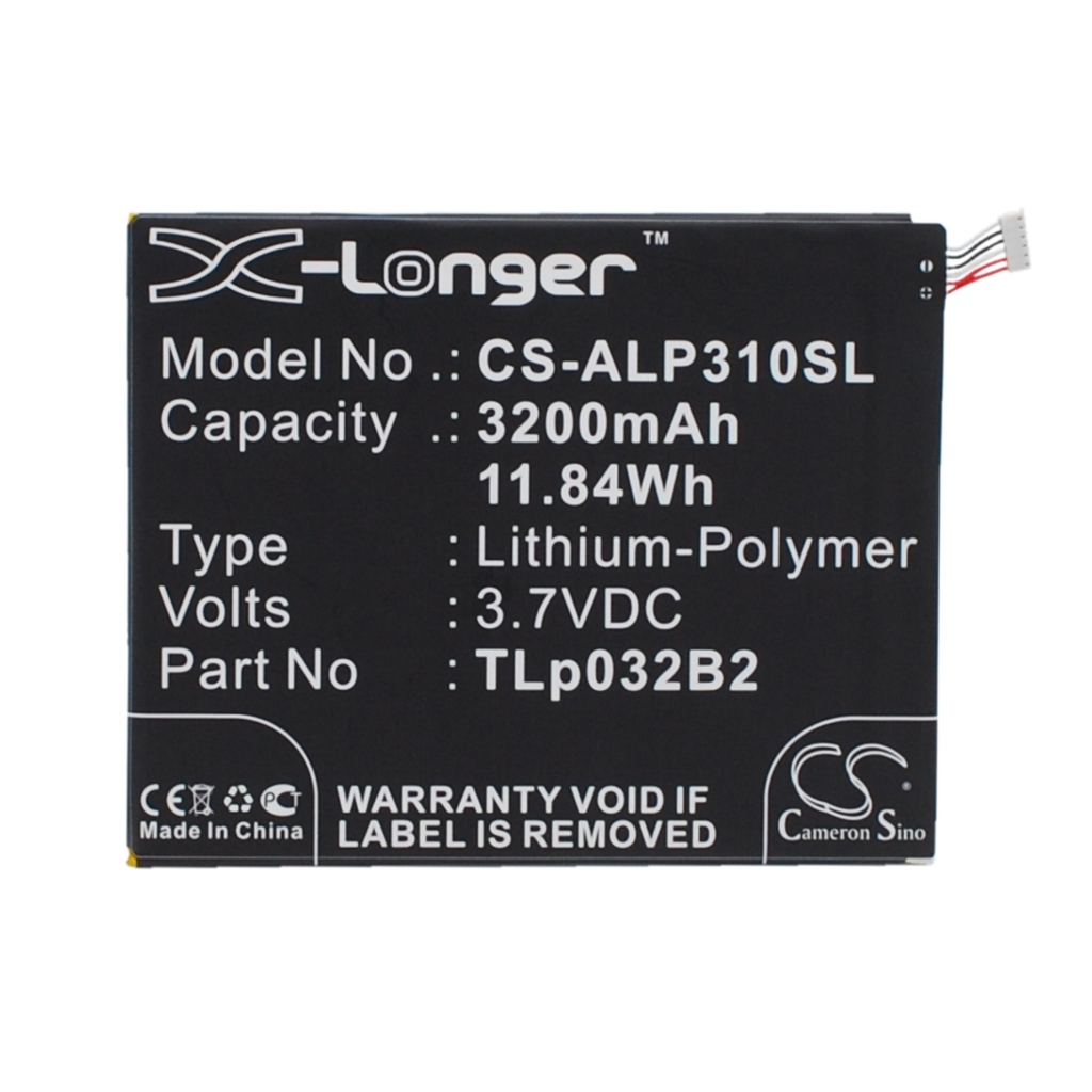 Batterij Vervangt TLp032C2