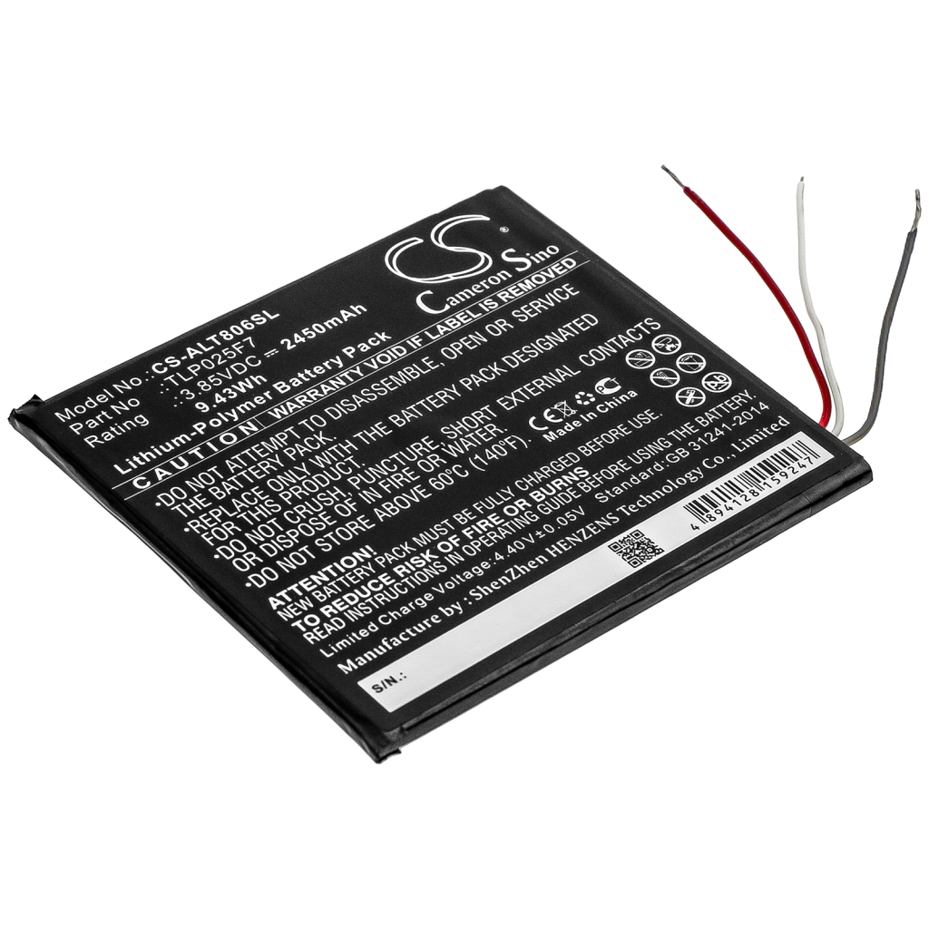 Batterijen Vervangt TLP025F7