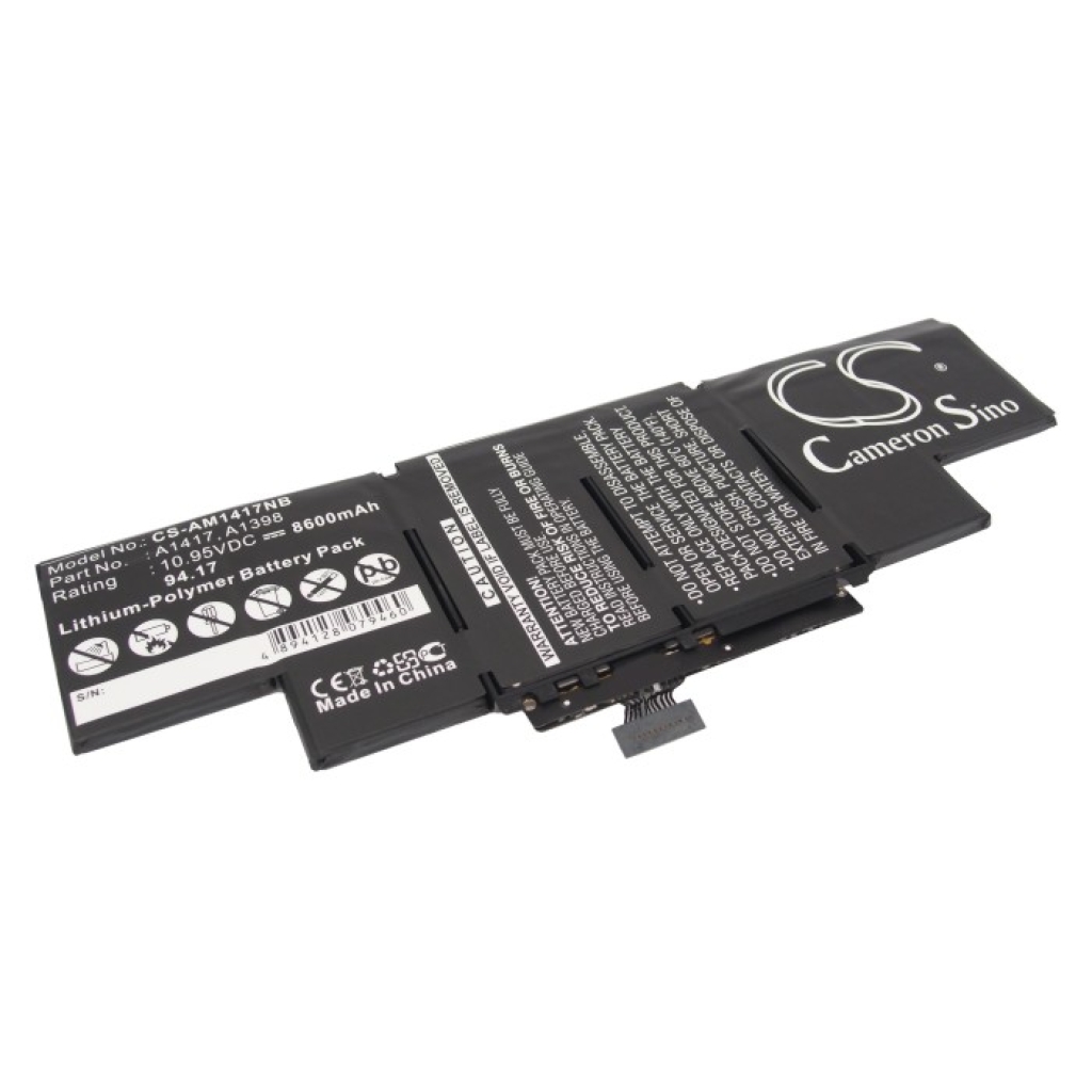 Batterij Vervangt A1398