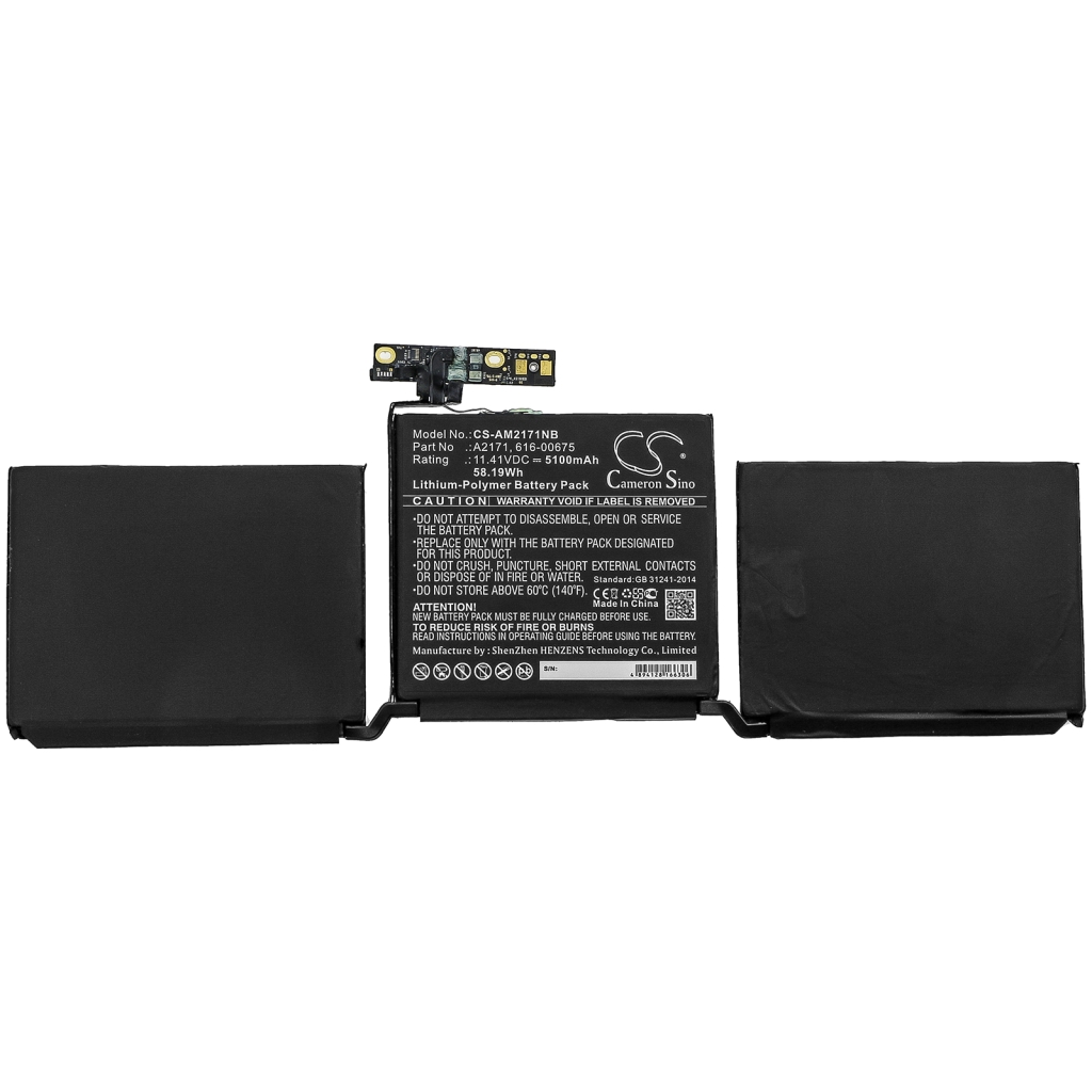 Batterij Vervangt A2171