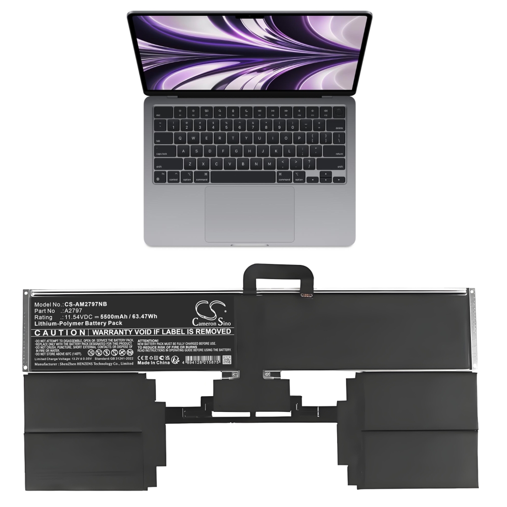 Batterijen Notebook batterij CS-AM2797NB