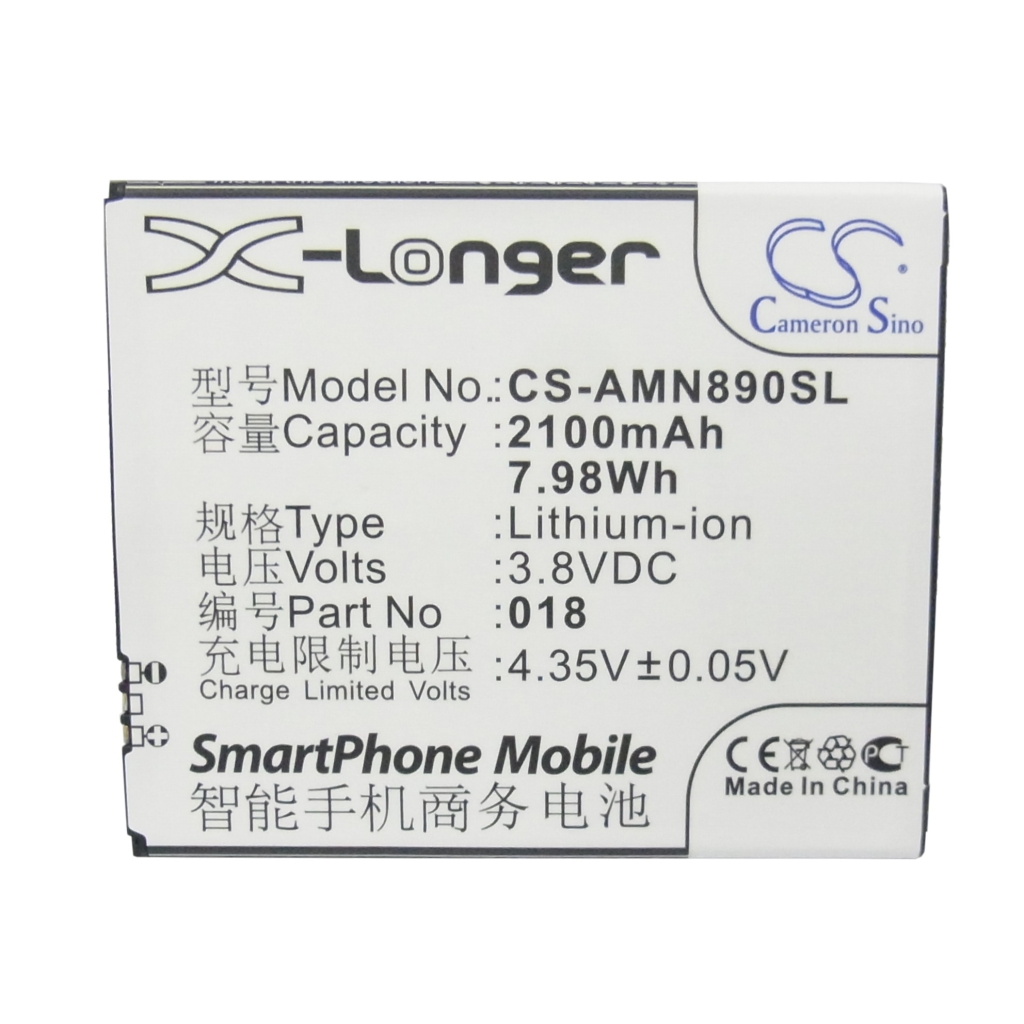 Frontetiket CS-AMN890SL 2100mAh 3,8V X-Longer