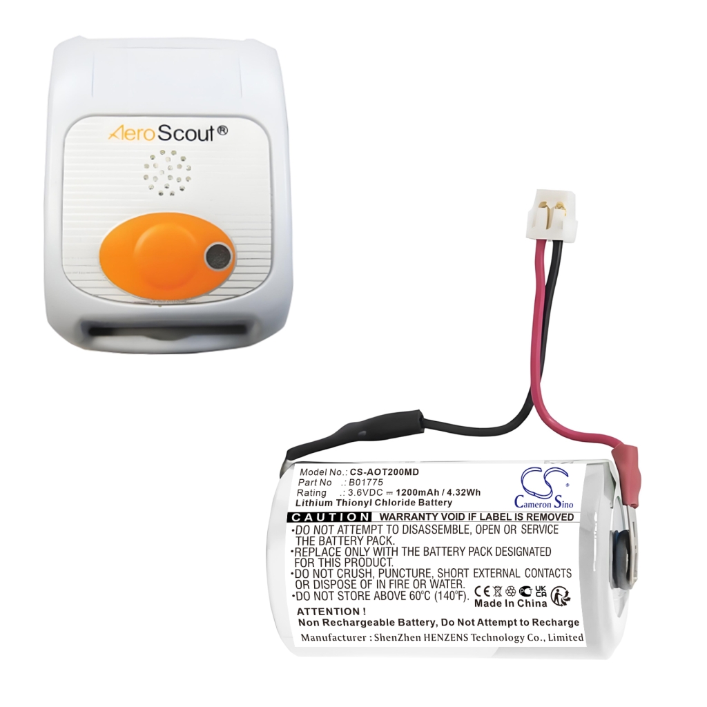 Batterij Vervangt B01775