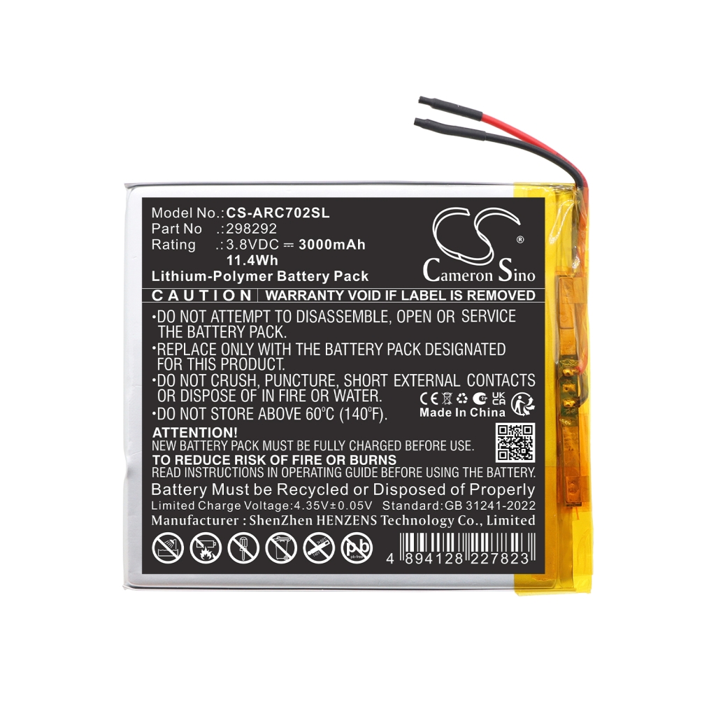 Batterie pour ARCHOS 70 Oxygen