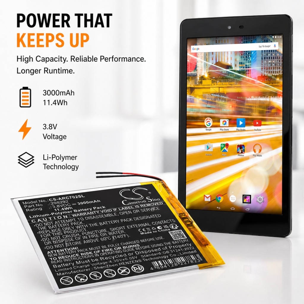 Batterie pour ARCHOS 70 Oxygen