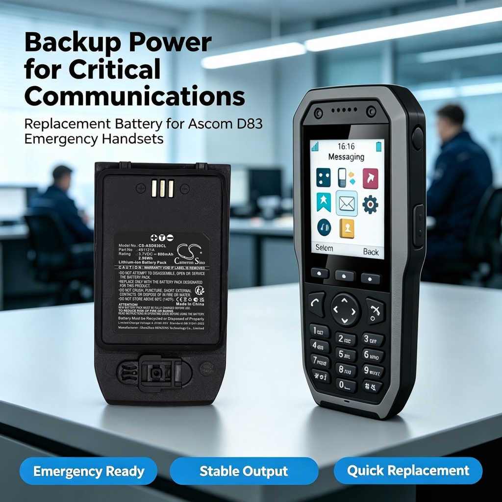 Battery for ASCOM D83 Messenger