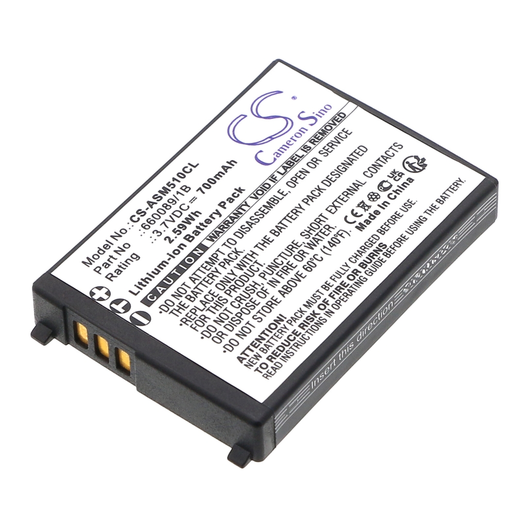 Draadloze telefoon batterij Ascom CS-ASM510CL