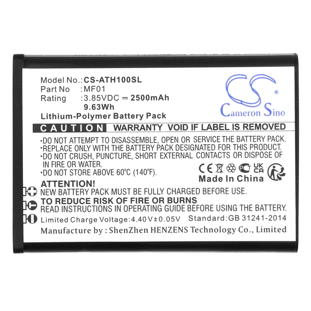 Remplacement de batterie compatible pour AT