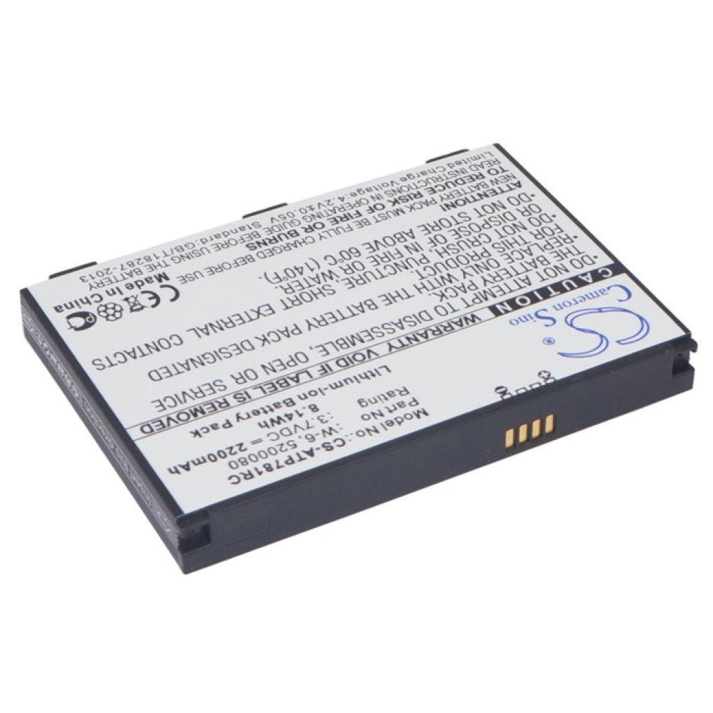 Remplacement de batterie compatible pour AT