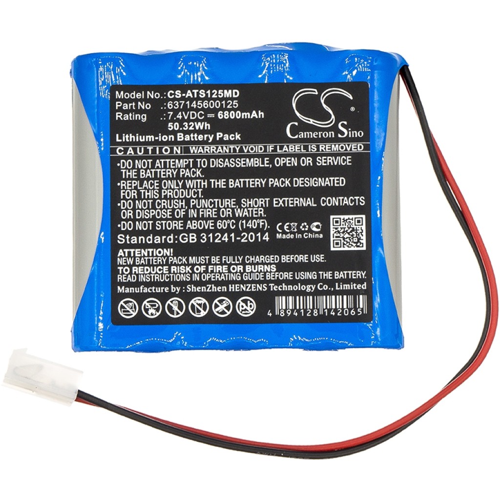 Batterij Vervangt 637145600125