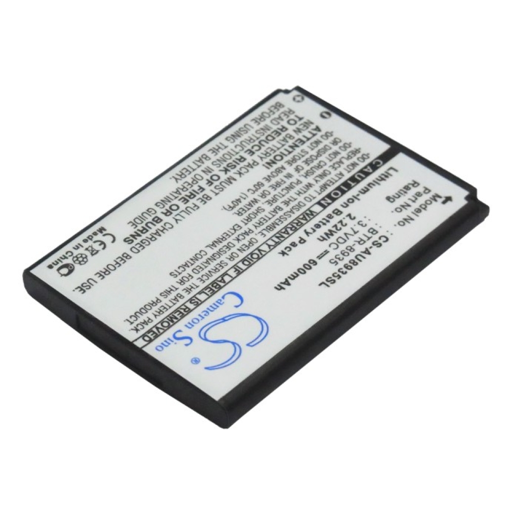 CS-AU8935SL accu achterzijde met veiligheidspictogrammen en barcode