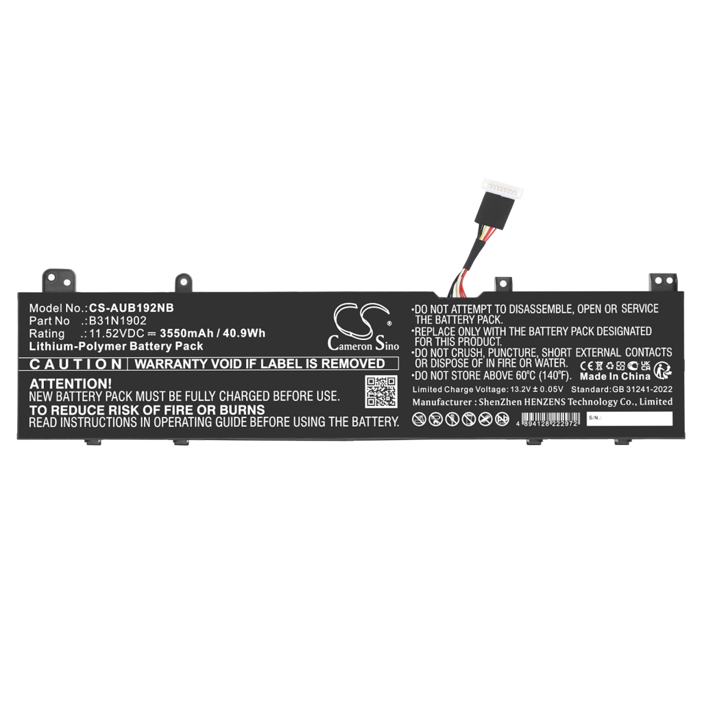 Batterie pour ordinateur portable Asus CS-AUB192NB