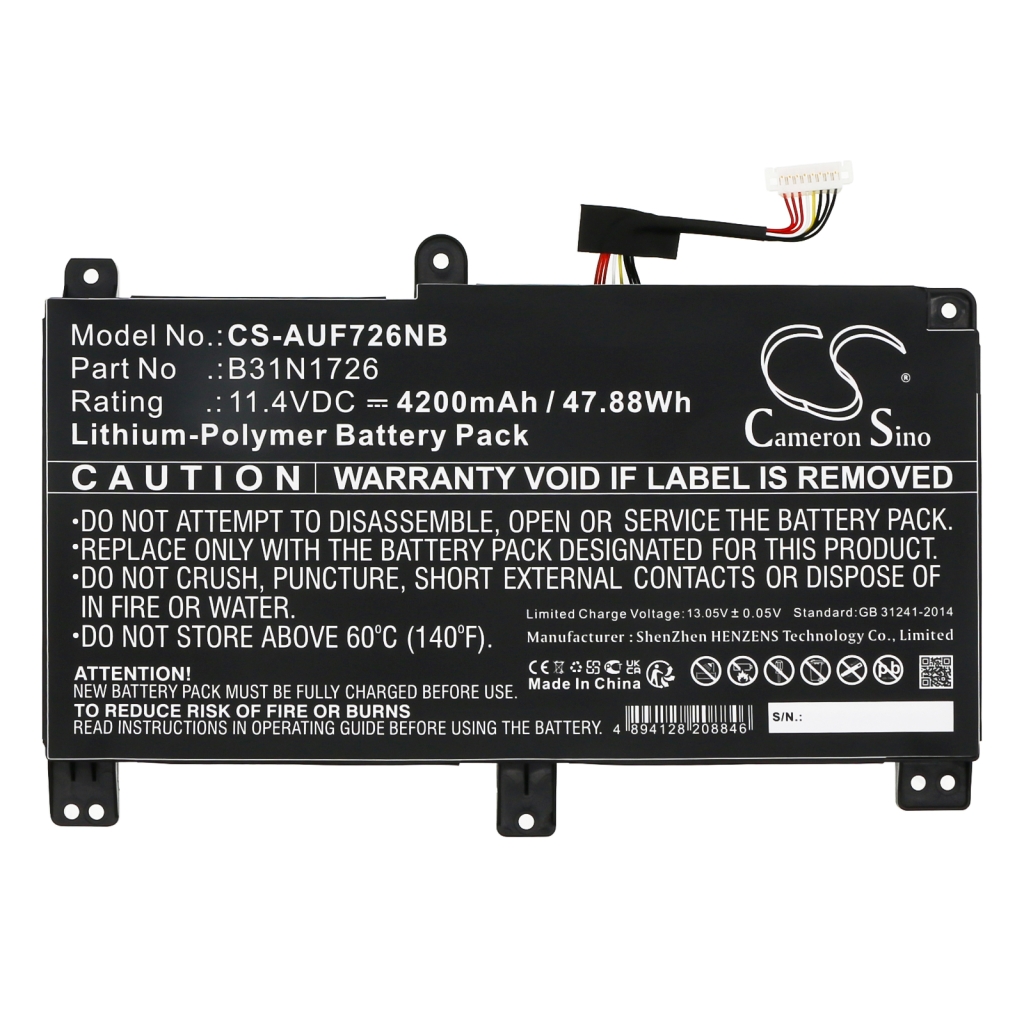Notebook batterij Asus FX504GE-DM043T