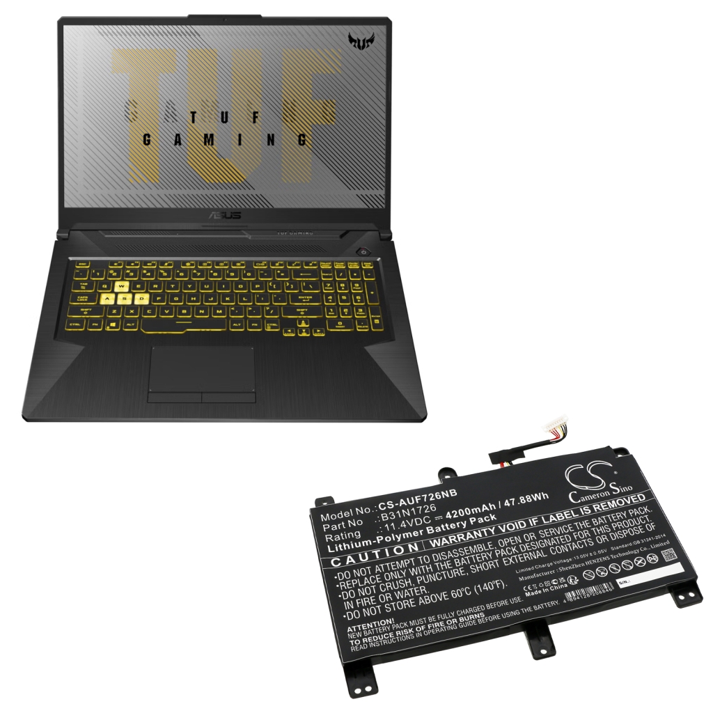 Notebook batterij Asus FX504GE-DM043T