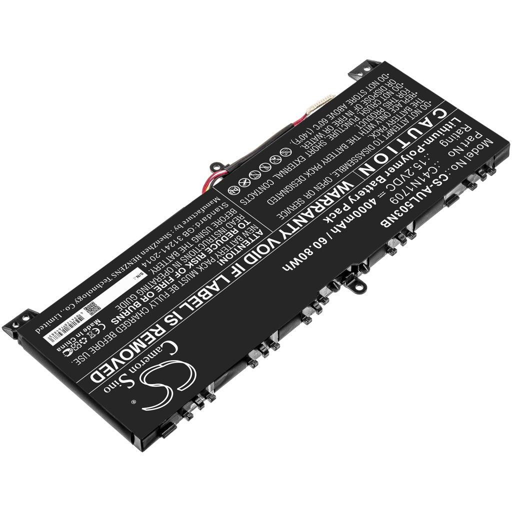 Batterij Vervangt C41N1709