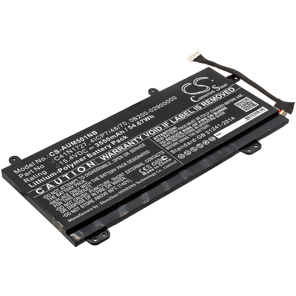 Batterij Vervangt C41N1727