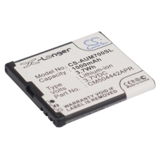 Remplacement de batterie compatible pour Amplicomms CM504442APR