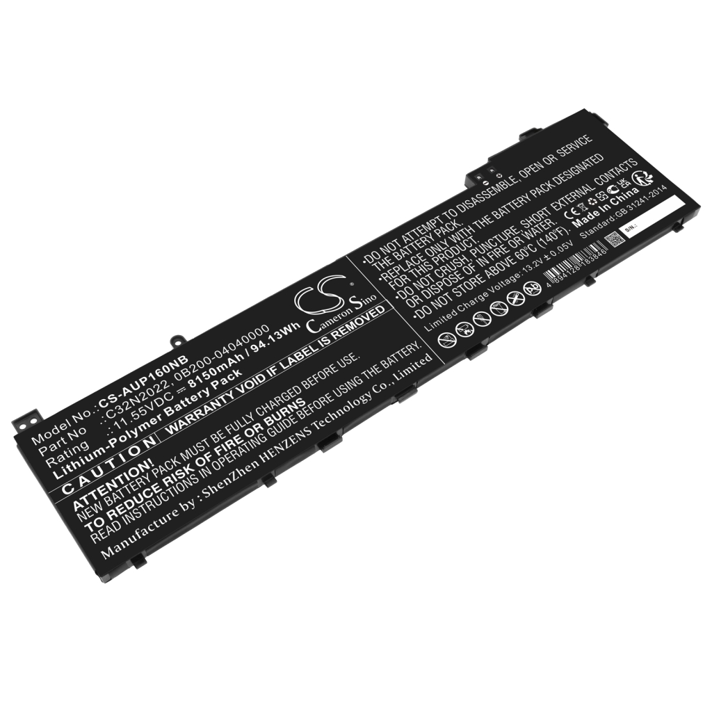 Batterij Vervangt C32N2022