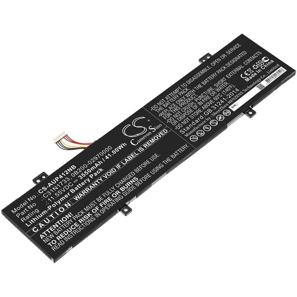Batterij Vervangt C31N1733