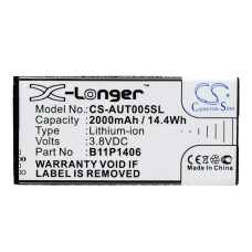 Remplacement de batterie compatible pour Asus 0B200-01110000,B11P1406