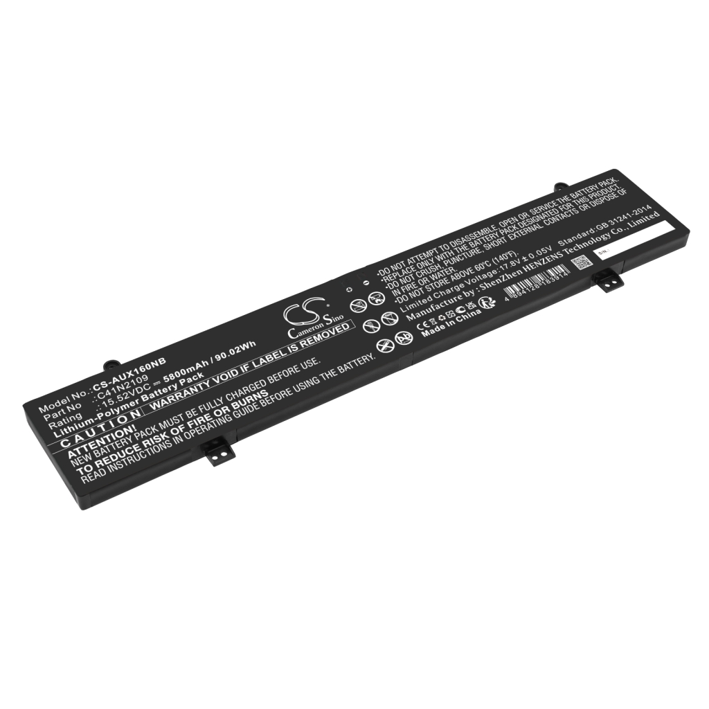 Batterij Vervangt C41N2109