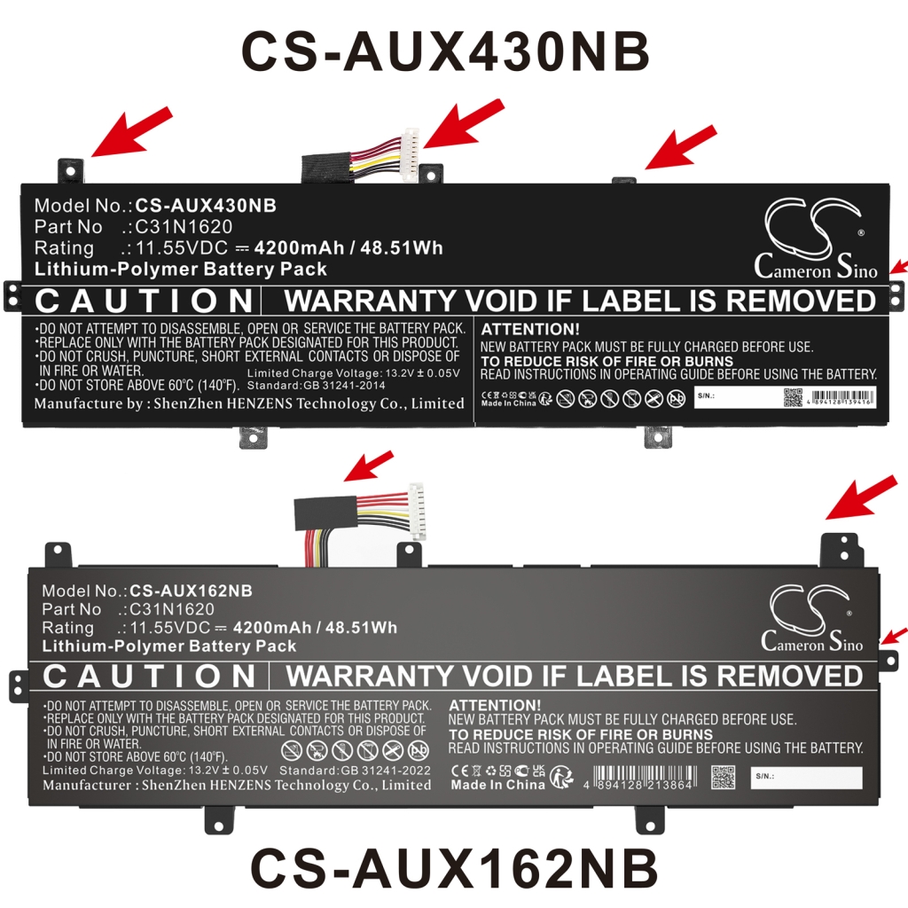 Batterie pour ordinateur portable Asus CS-AUX162NB