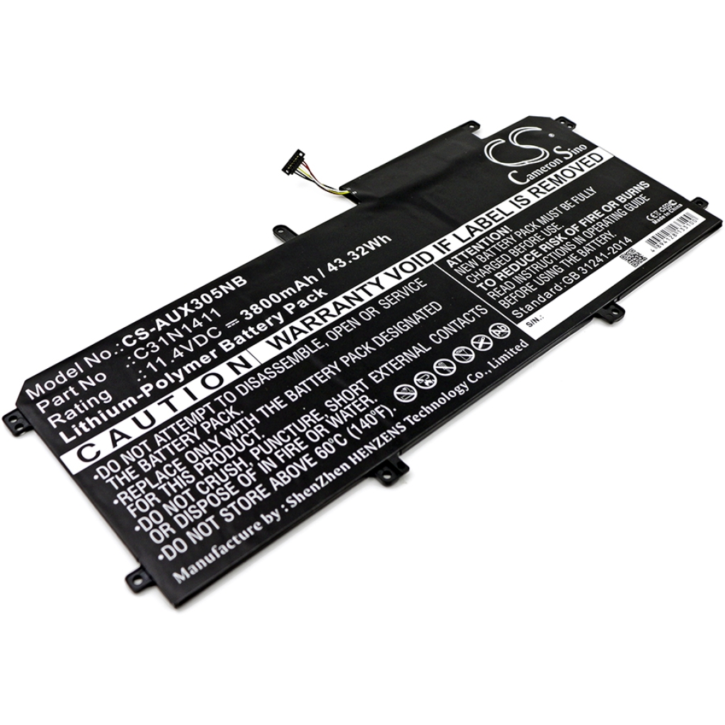 Batterij Vervangt C31N1411