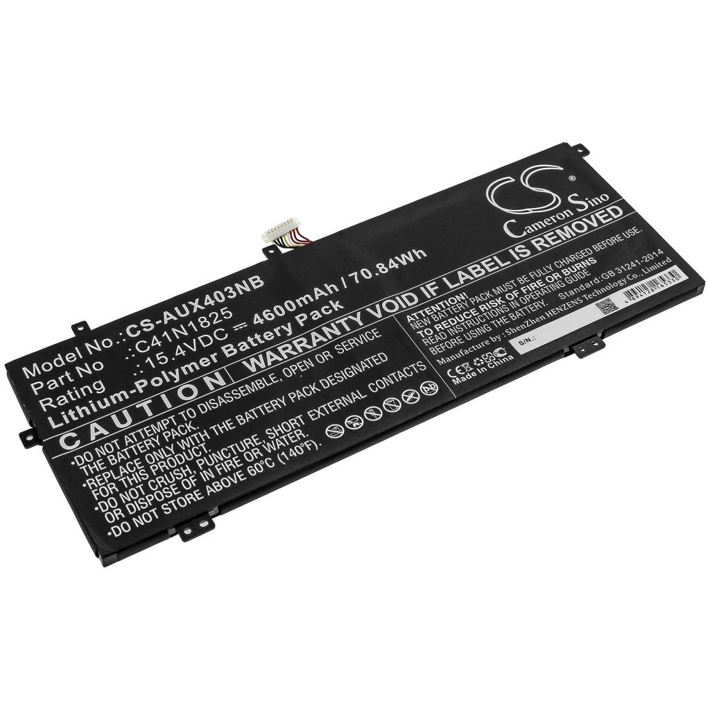 Batterij Vervangt C41N1825