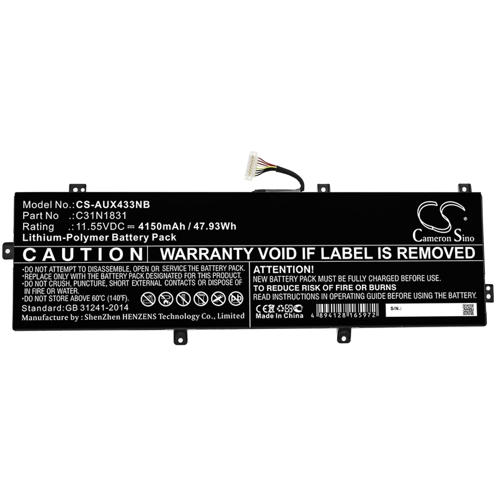 Notebook battery Asus ZenBook UX430UA-GV445T