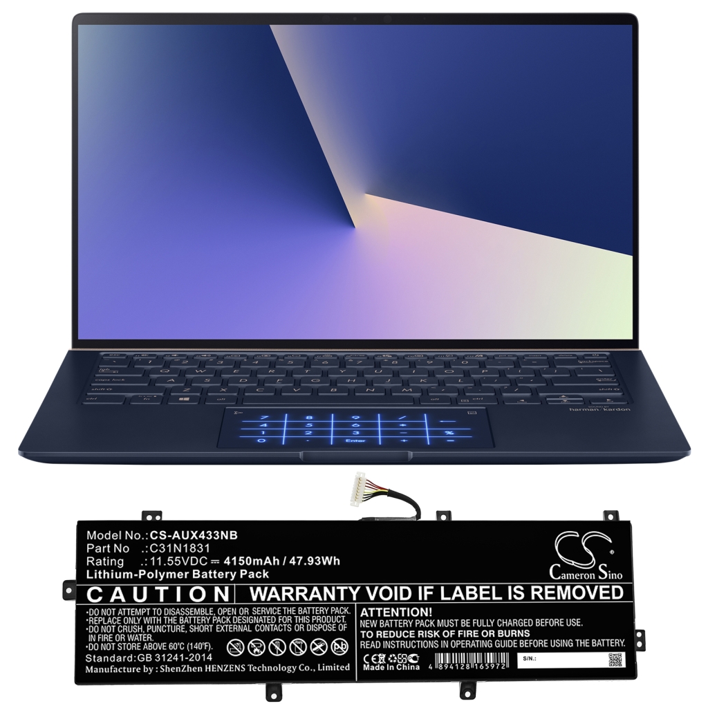Notebook battery Asus ZenBook UX430UA-GV445T