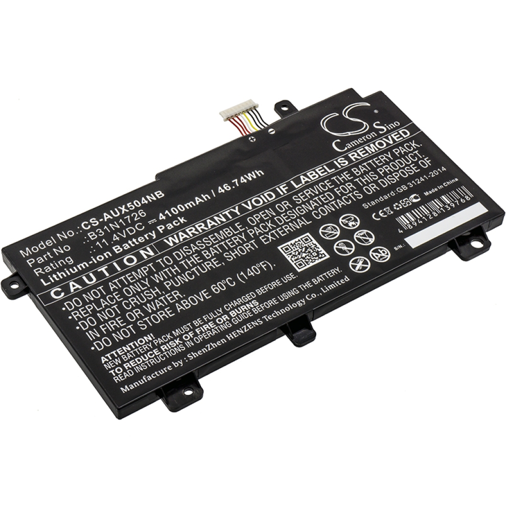 Notebook batterij Asus FX504GE-EN300T