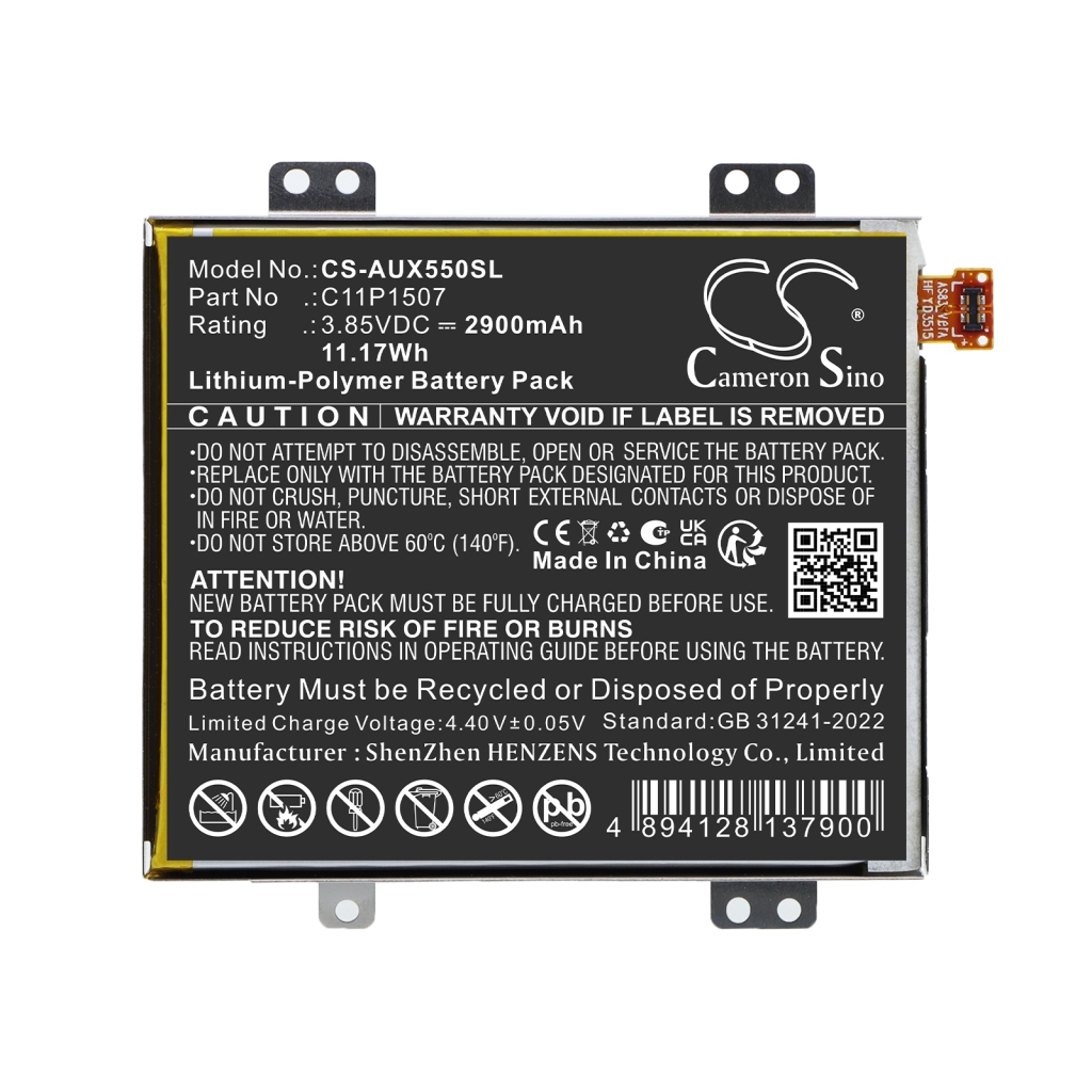 Batterij compatibel met Asus CS-AUX550SL