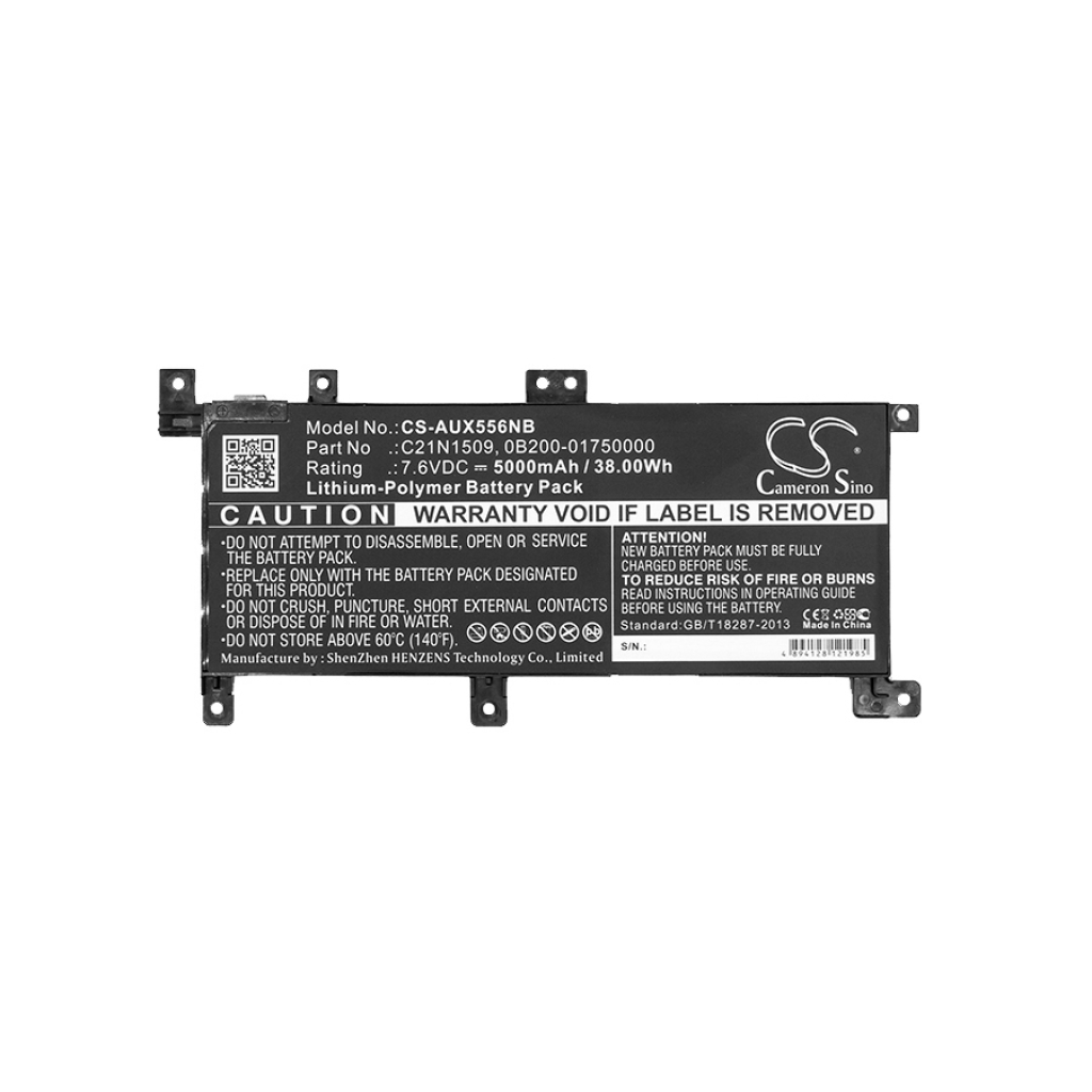 Batterij Vervangt C21N1509