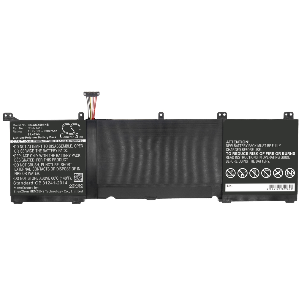Batterij Vervangt C32N1415