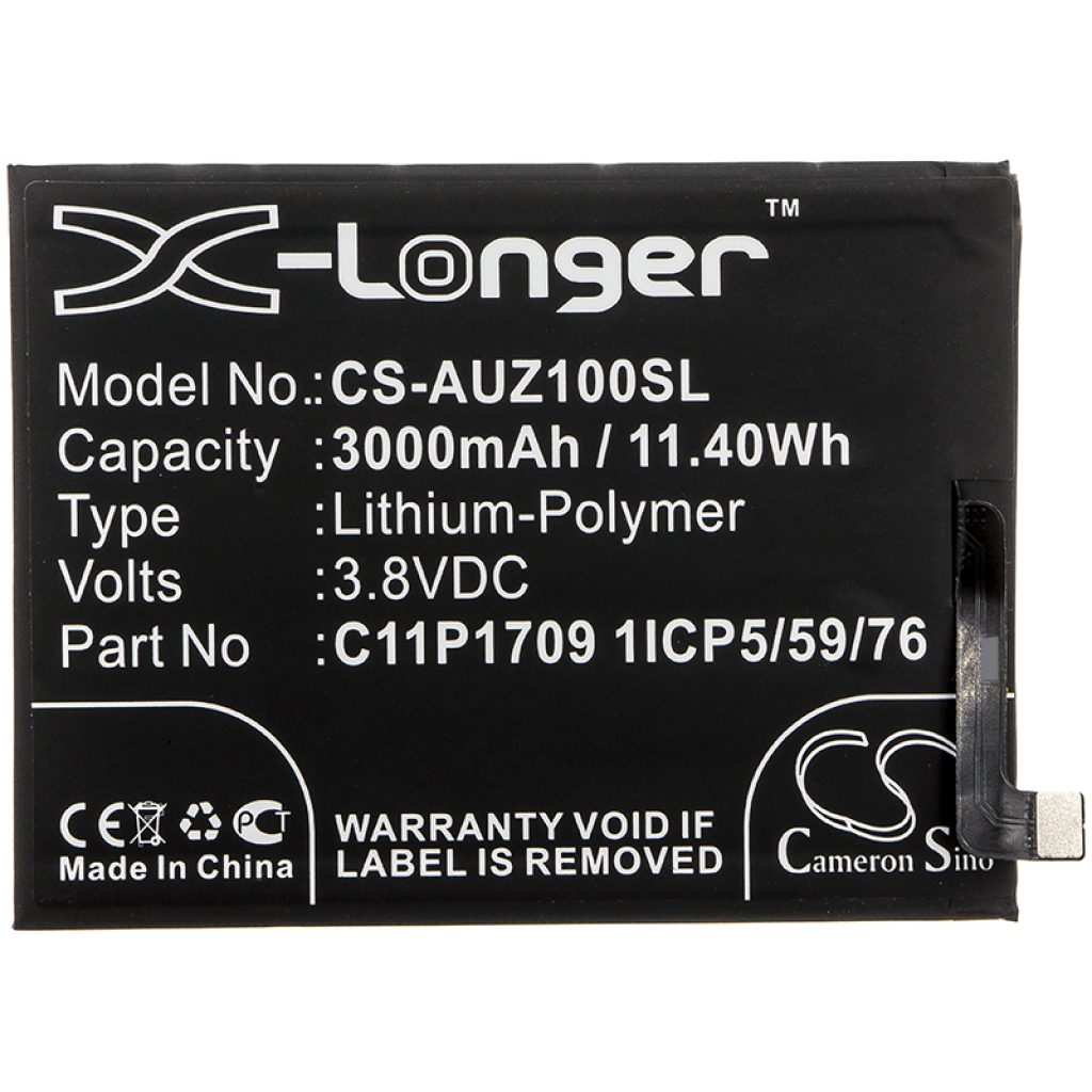 Batterij Vervangt C11P1709 1ICP5/59/76