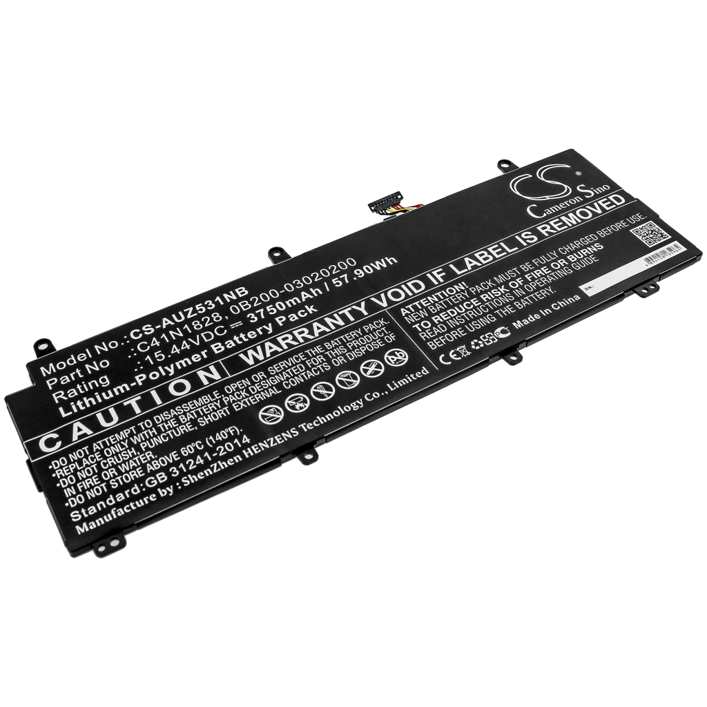 Batterij Vervangt C41N1828