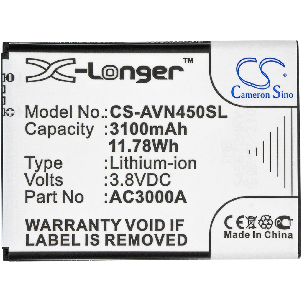 Batterij Vervangt AC3000B