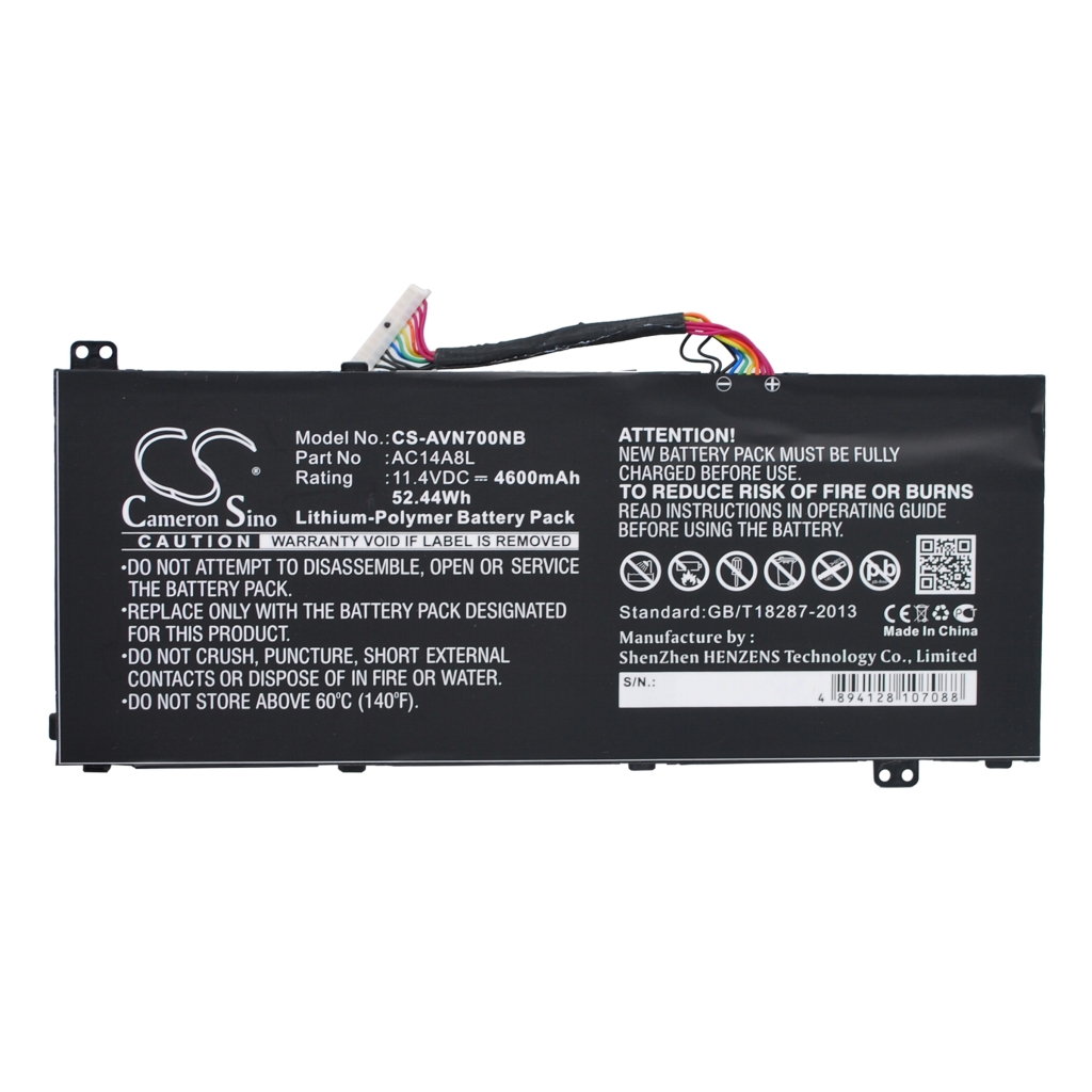 Batterij Vervangt AC15B7L
