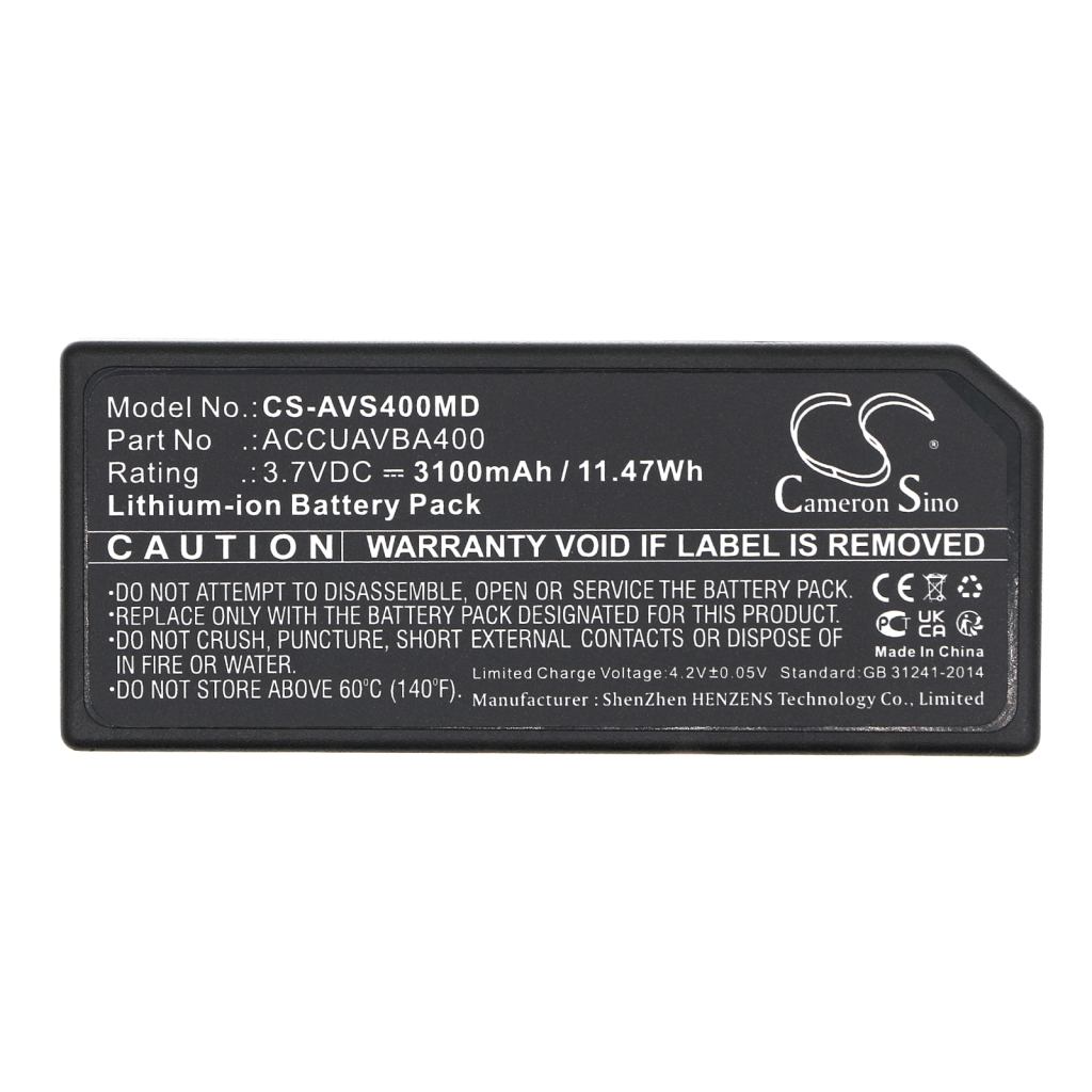 Batterij Vervangt ACCUAVBA400