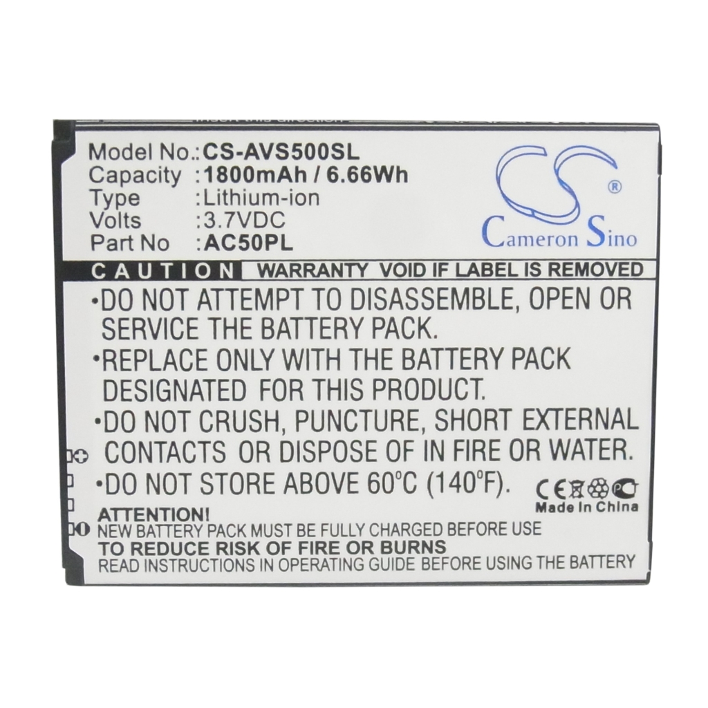Batterij Vervangt AC50PL