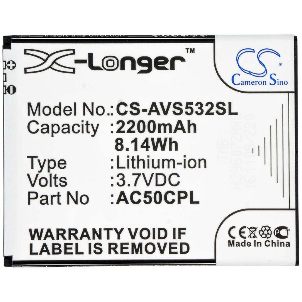 Batterie de téléphone portable Archos CS-AVS532SL