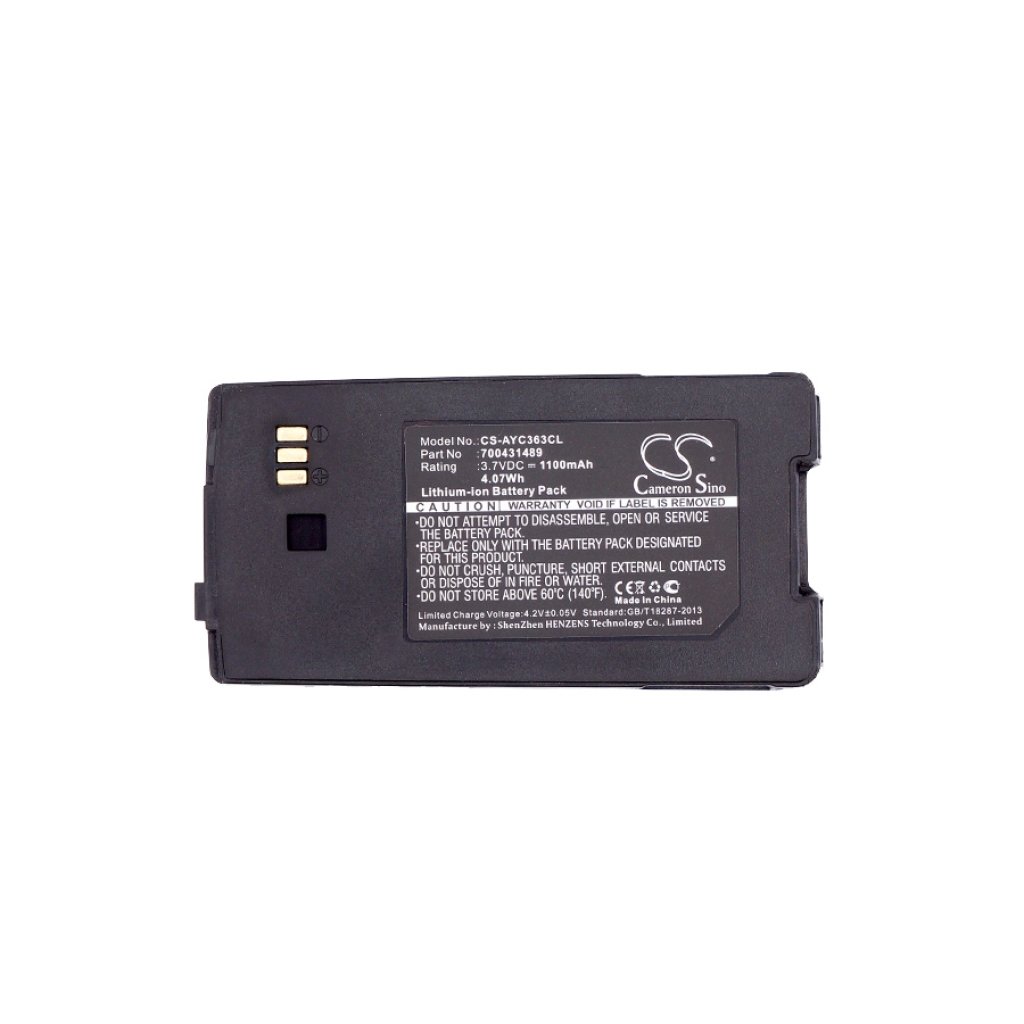 Batterijen Vervangt 700431497
