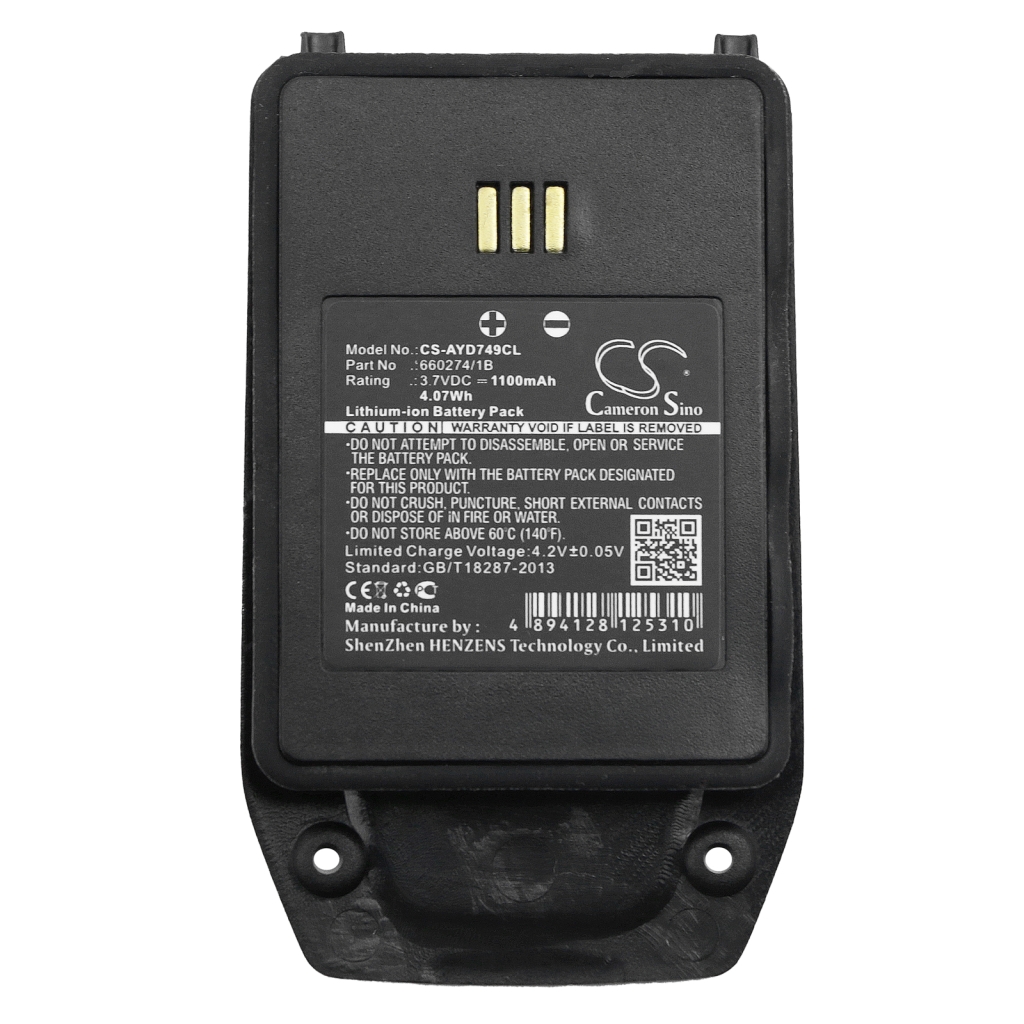 Batterij Vervangt 700500842