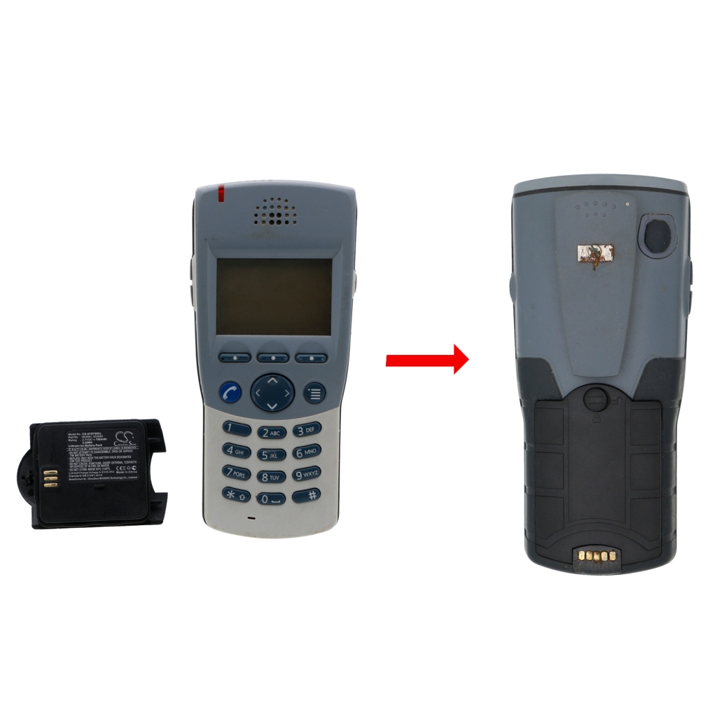Batterij Vervangt 653082
