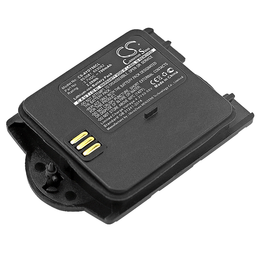 Batterij Vervangt 653082