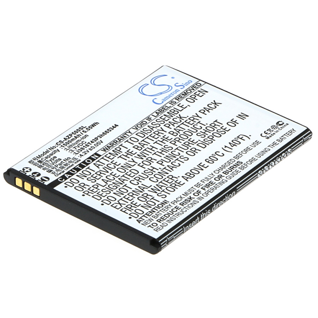 Batterij Vervangt Li3818T43P3h665344