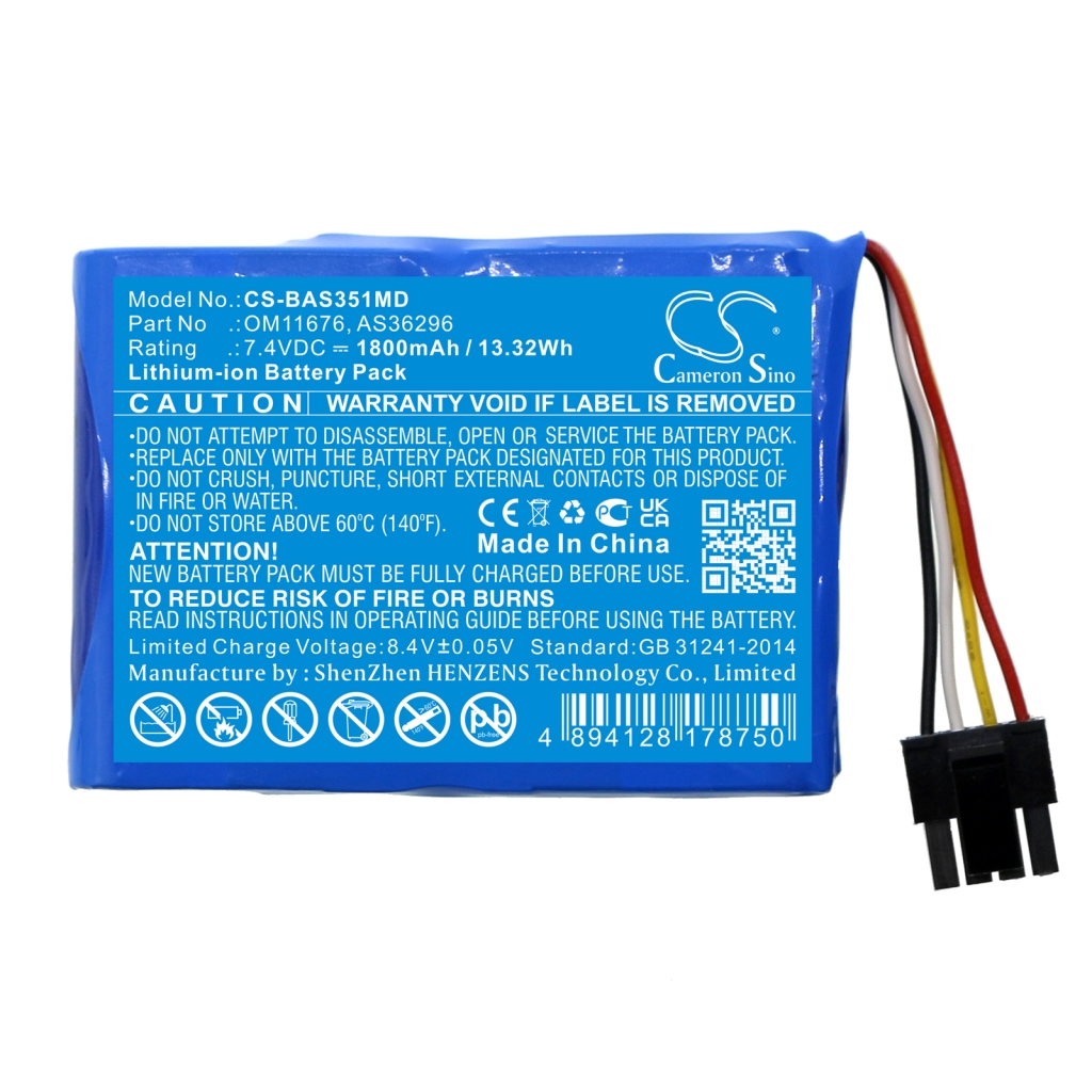 Batterij Vervangt B11676