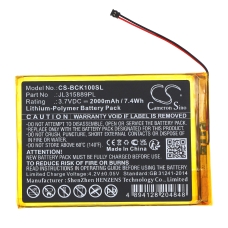 Compatibele batterijvervanging voor Bookeen JL315889PL