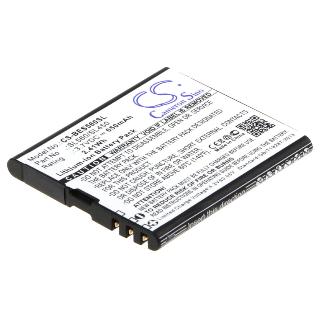 Batterijen Vervangt SL560/SL450