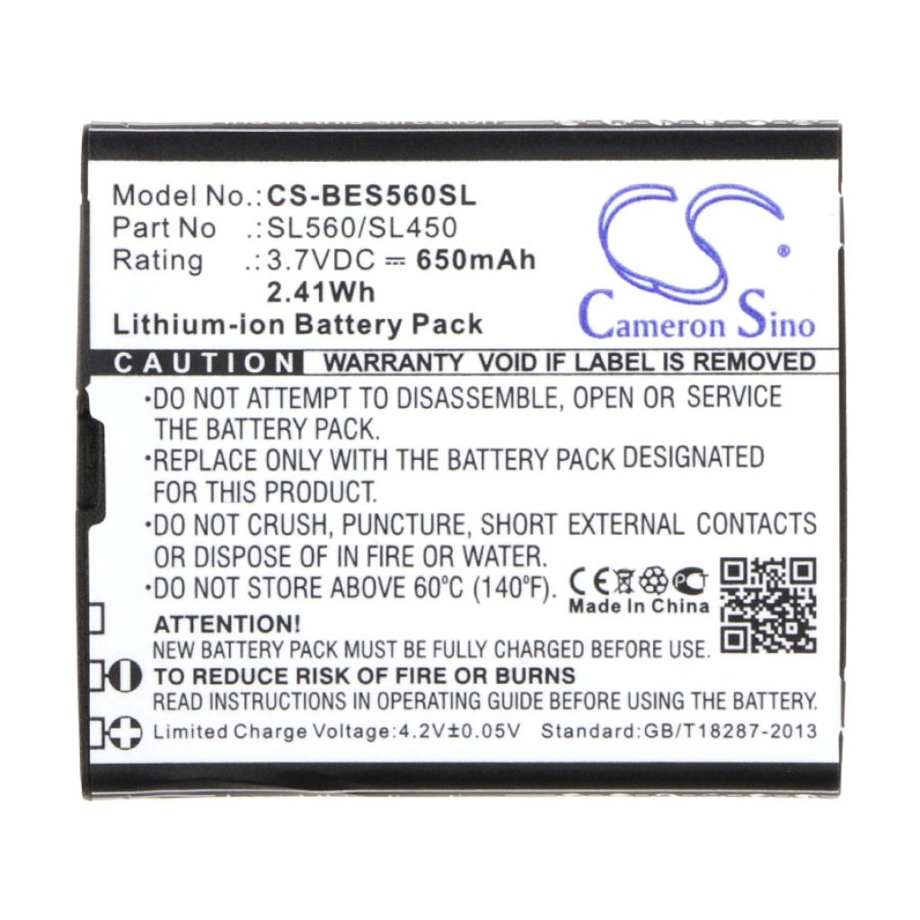 Batterijen Vervangt SL560/SL450
